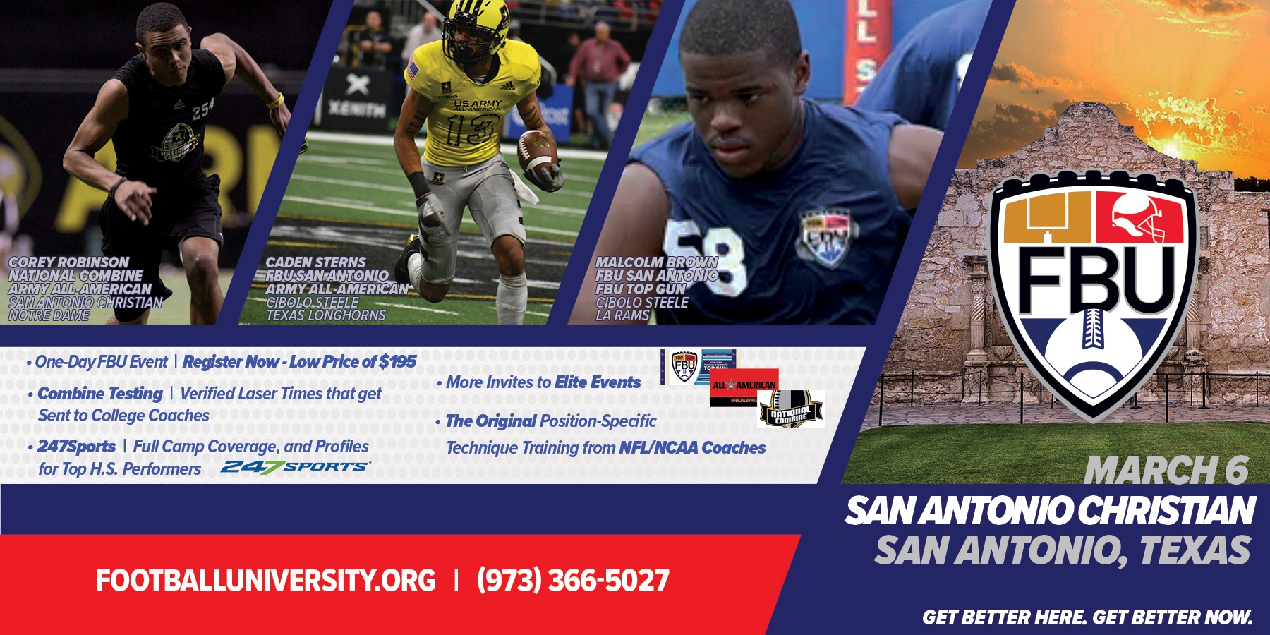 Football Camps in Texas FBU Camps in Austin, Dallas, Houston and San