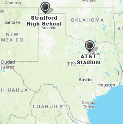 Stratford, Texas map