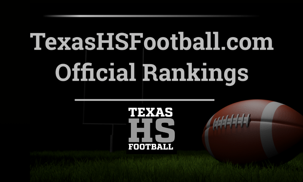 Official Texas High School Football Division Rankings