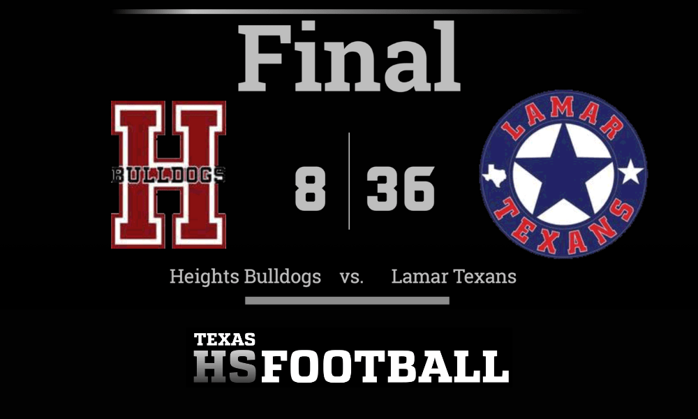 Lamar Texans Dominate Game Against Heights Bulldogs, Win 36-8 with Strong Performance From Justin Howard