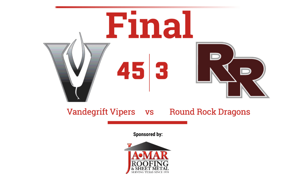 Vandegrift Vipers Crush Dragons 45-3 | Texas HS Football