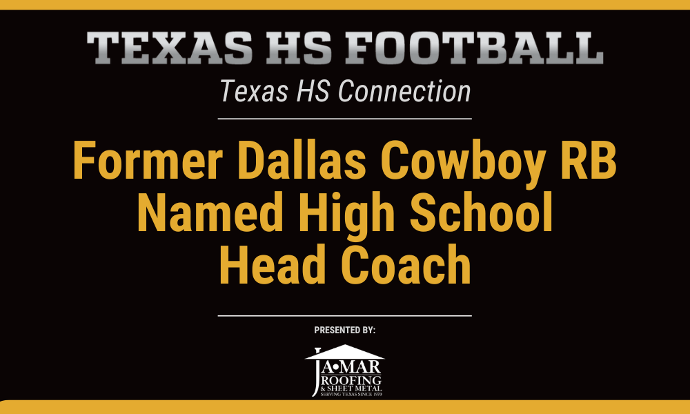 Former Dallas Cowboy Named Burleson  Head Coach