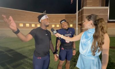 Cardae Mack and Christopher Toney from the Atascocita Eagles