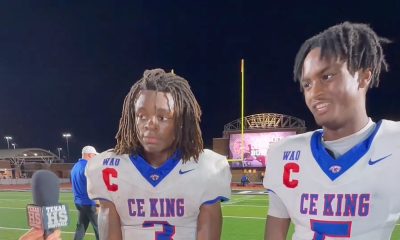 CE King Football Players Dionne Sims and Timothy Potts