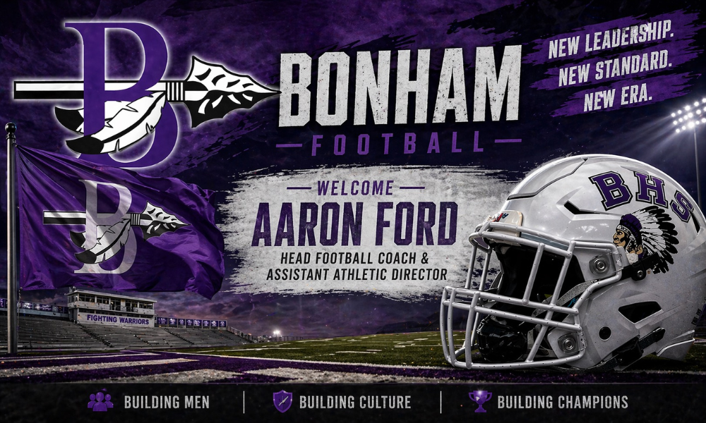 bonham warriors new football coach