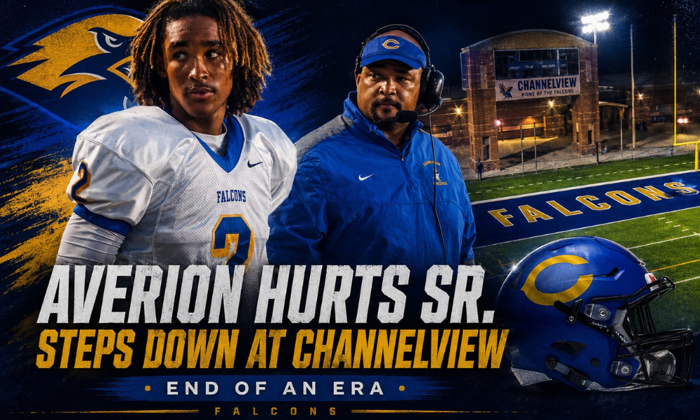 Averion Hurts Sr. steps down after nearly two decades leading Channelview’s football program.