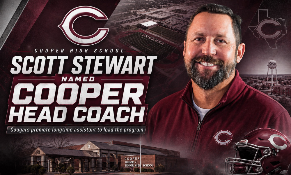 Scott Stewart Takes Over Cooper Football Program