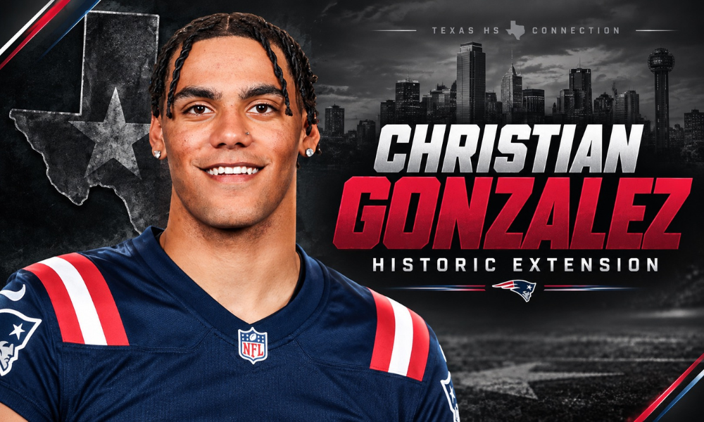 christian gonzalez from texas record nfl contract
