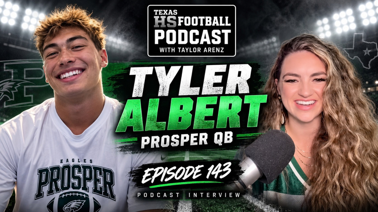 Prosper QB Tyler Albert joins Taylor Arenz to talk becoming QB1, his breakout senior year, big wins, recruiting and the work behind his opportunity.